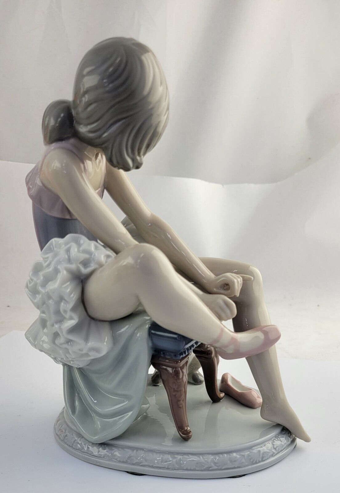 Lladro #5689 Ballerina Girl and Cat  Original "Can I Help" Rare Figure