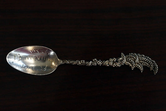 Dansville New York Sterling Silver Souvenir Spoon from Shepard Old Orchard