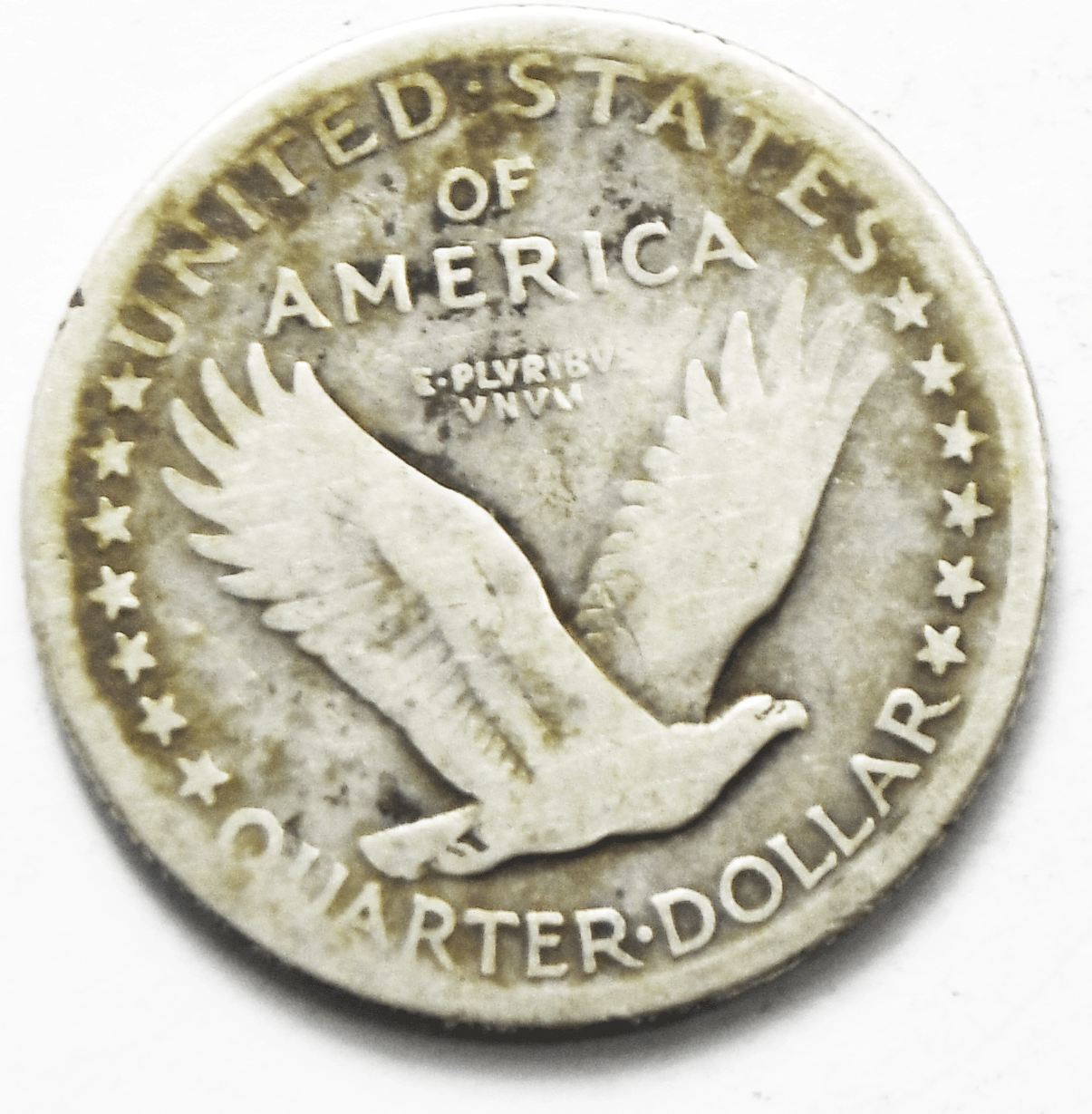 1917 25c Standing Liberty Silver Quarter Philadelphia Twenty Five Cents Type 1