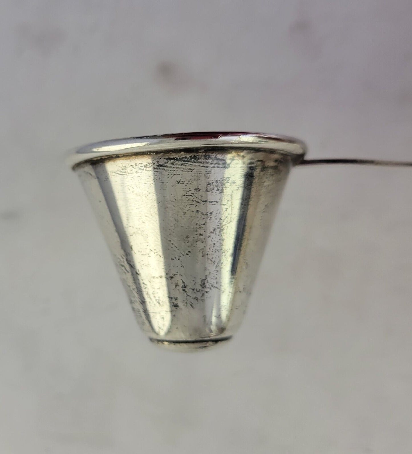 Vintage Sterling Silver Candle Snuffer With Twisted Handle 9 7/8"