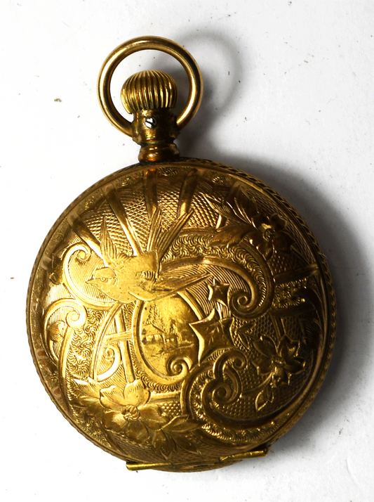1888 Elgin Grade 95 Size 6 Hunters Case Pocket Watch Not Running