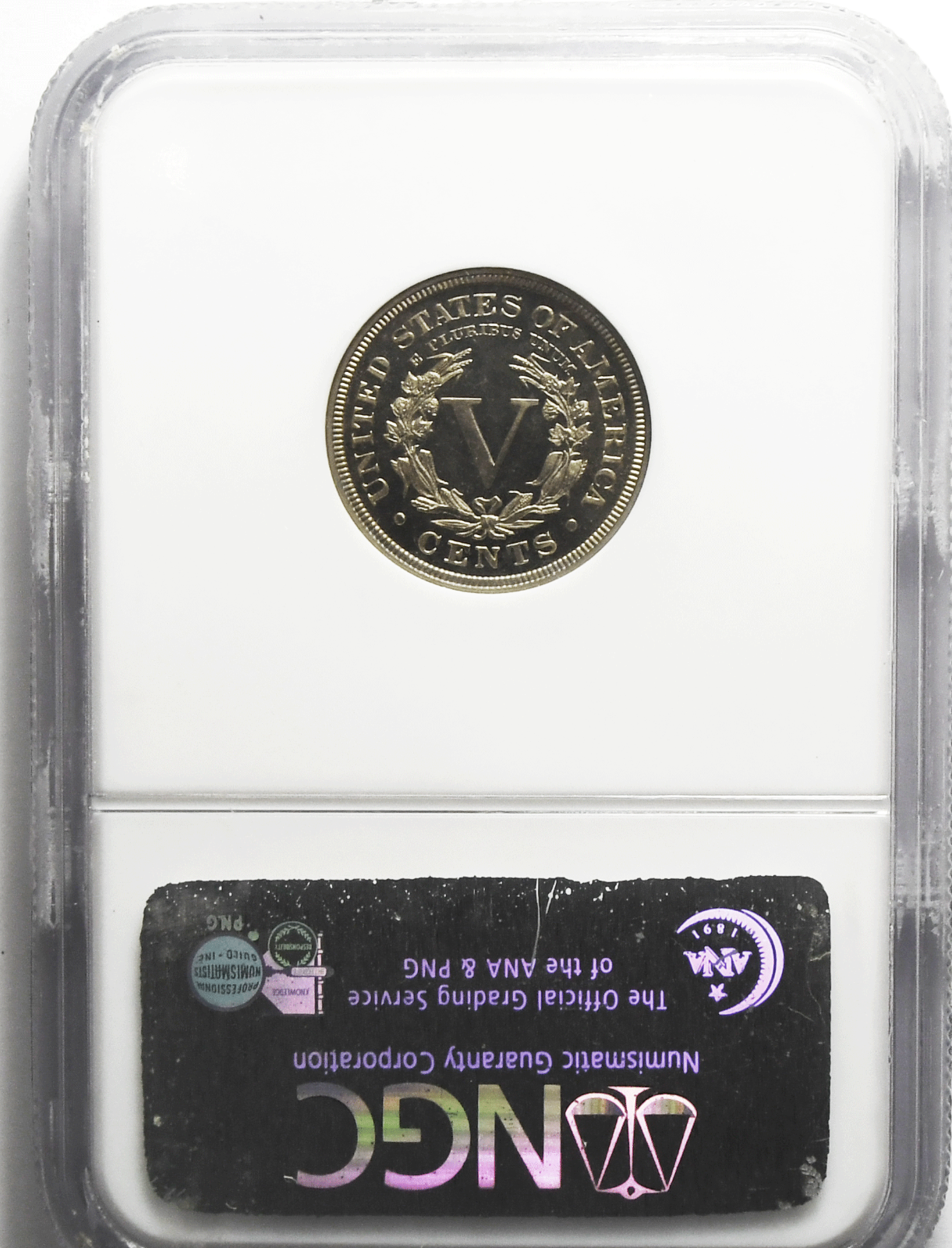 1883 Cents 5c V Liberty Nickel Proof Five Cents PCGS PR66 Cameo Uncirculated WC