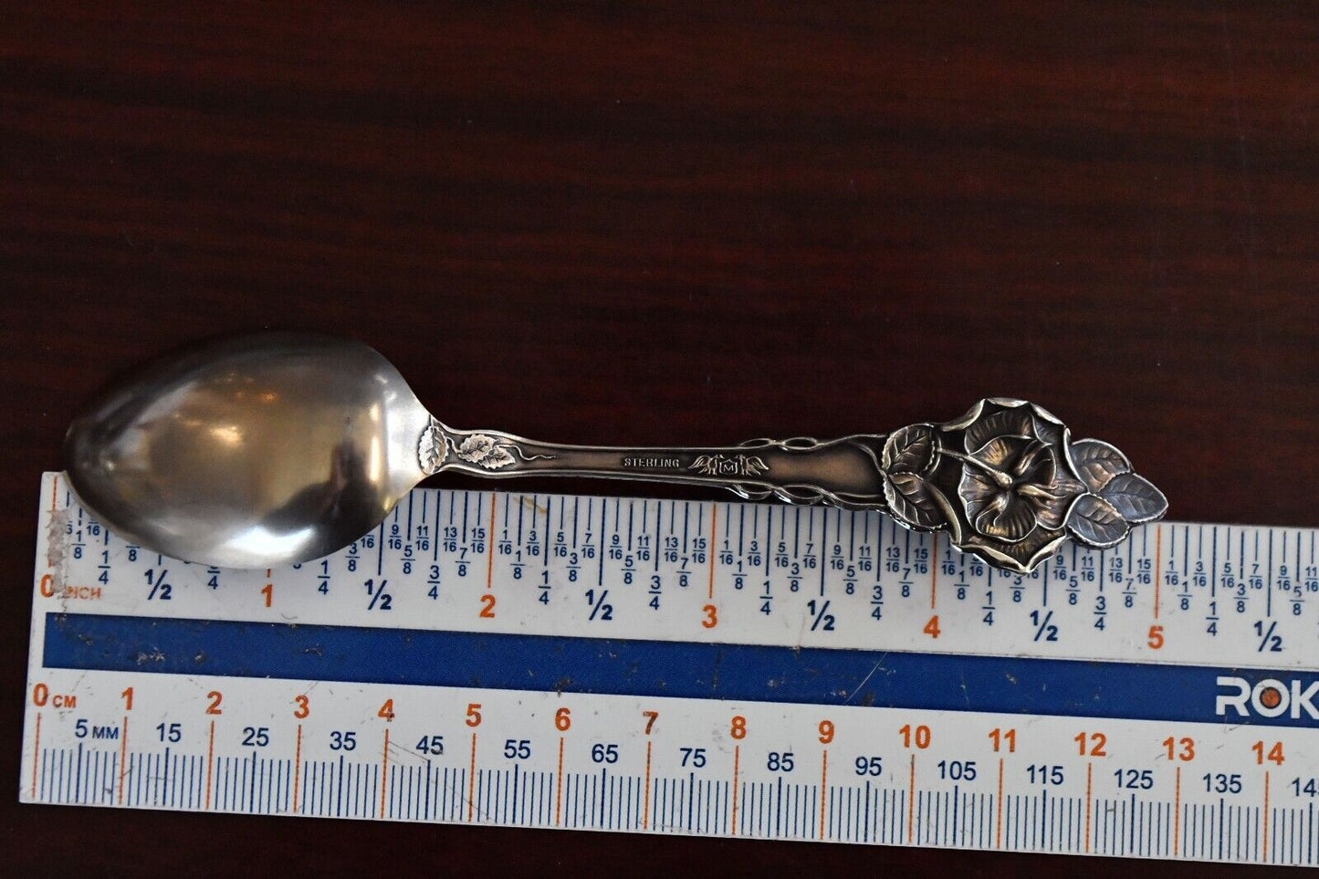 M.E. Church Algona Iowa Sterling 5" Souvenir Spoon by Baker Manchester .47 oz.