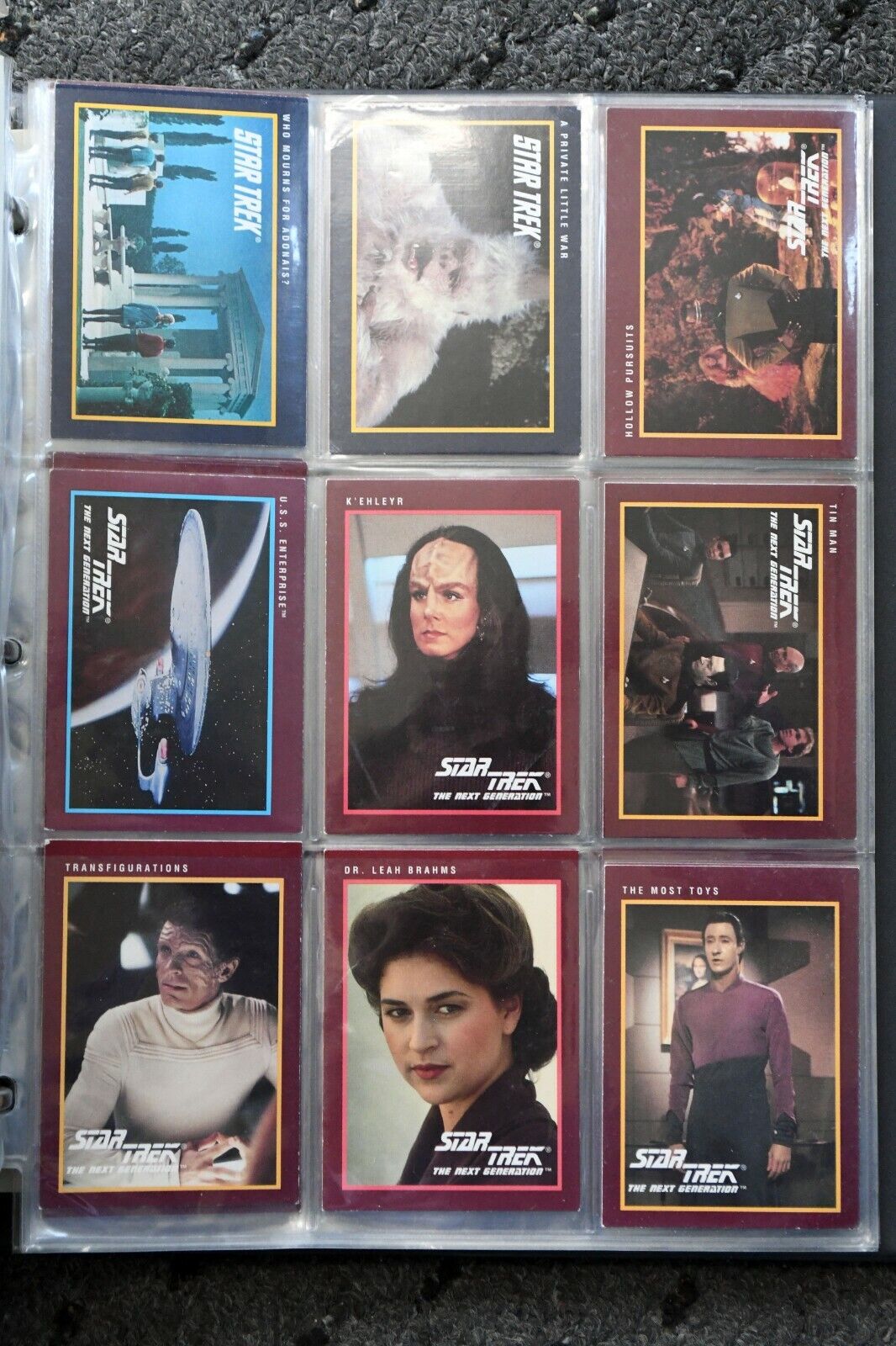 1991 25th Anniversary Star Trek 209 pc. Trading Card Set Impel Paramount