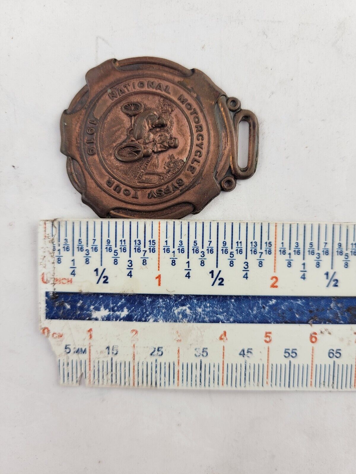 1919 Motorcycle Gypsy Tour Perfect Score National Tour Medal