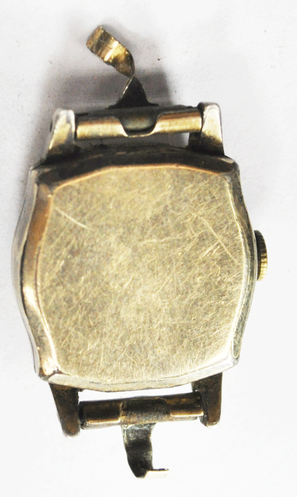 Vintage Liban Swiss Manual Wind Wristwatch RGP Red & Copper Dial Not Running