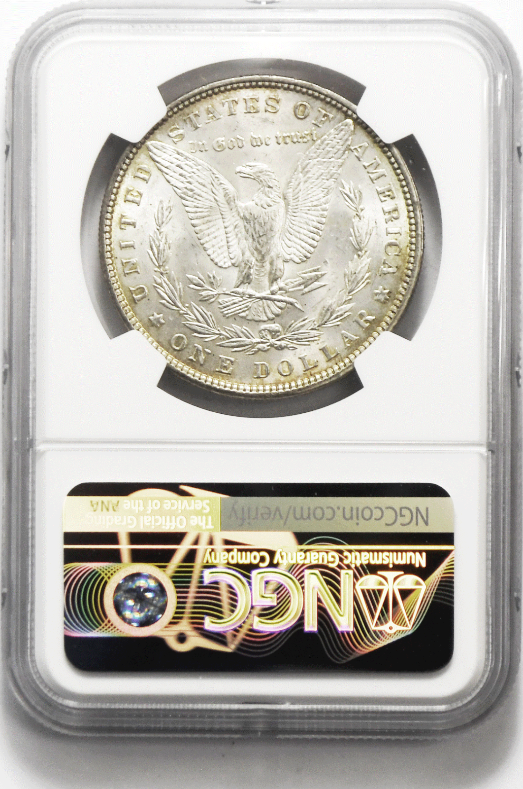 1879 $1 Morgan Silver One Dollar NGC MS62 Philadelphia Uncirculated