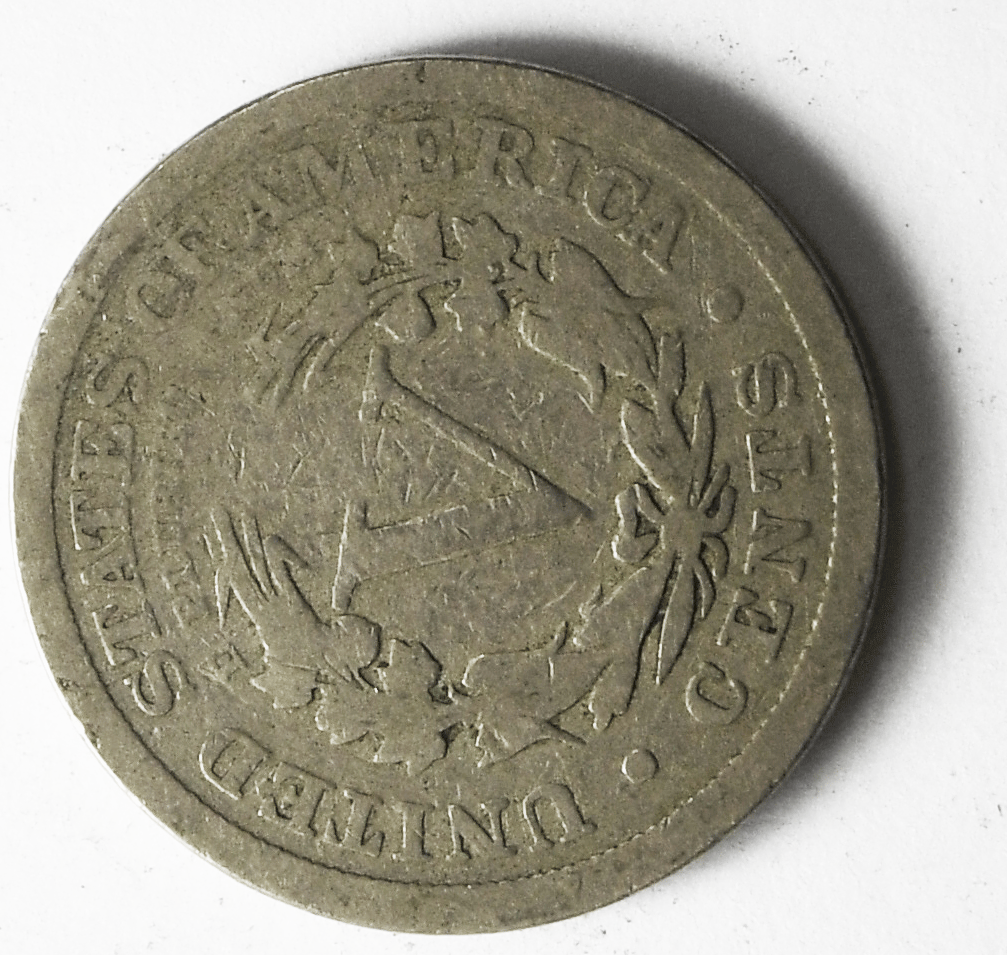 1893 5c V Liberty Nickel Five Cents Rare US Philadelphia