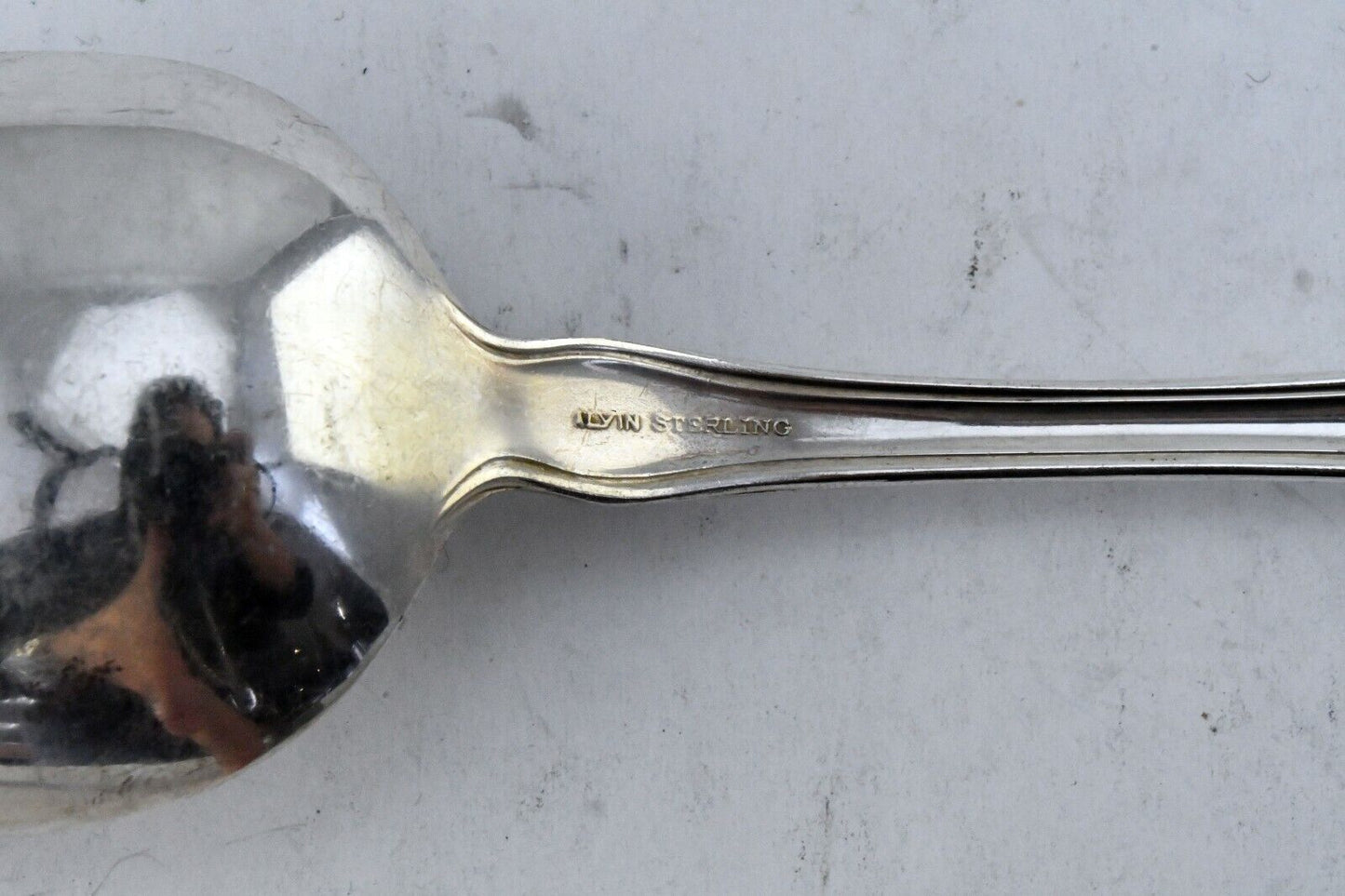 Chateau Rose by Alvin Sterling Silver 8 3/8" Solid Vegetable Serving Spoon 2oz.