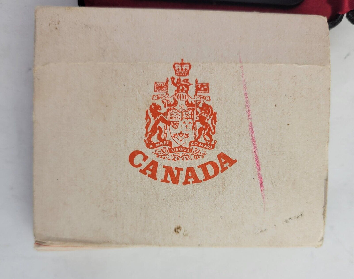 1977 Canada 1 One Dollar Commemorative Throne of the Senate 50% Silver Boxed