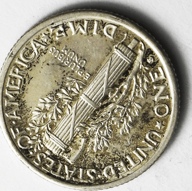 1939 S 10c Mercury Silver Dime Rare Ten Cents San Francisco Uncirculated