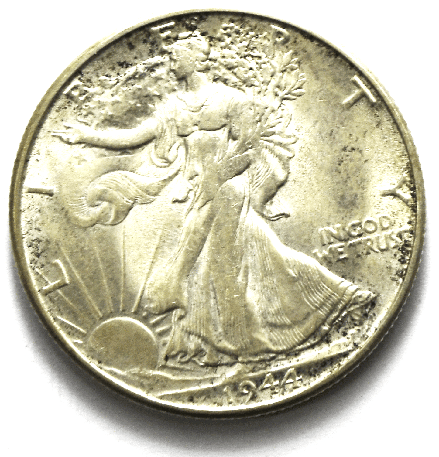 1944 S 50c Walking Liberty Silver Half Dollar Fifty Cents Uncirculated