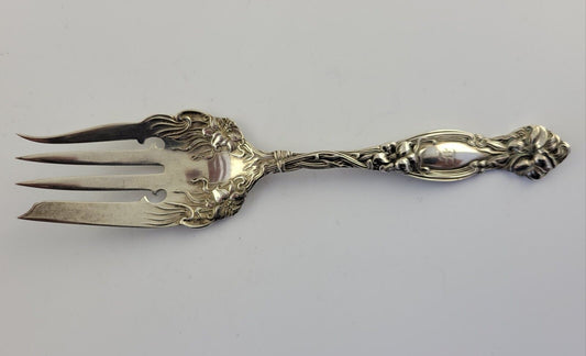 Frontenac by International Sterling 6 5/8" Small Cold Meat Serving Fork 1.4oz