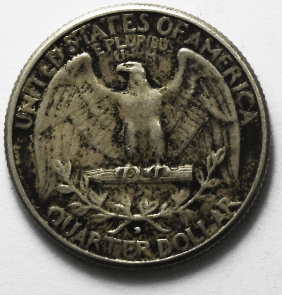 1932 D 25c Twenty Five Cents US Silver Quarter Dollar Denver XF