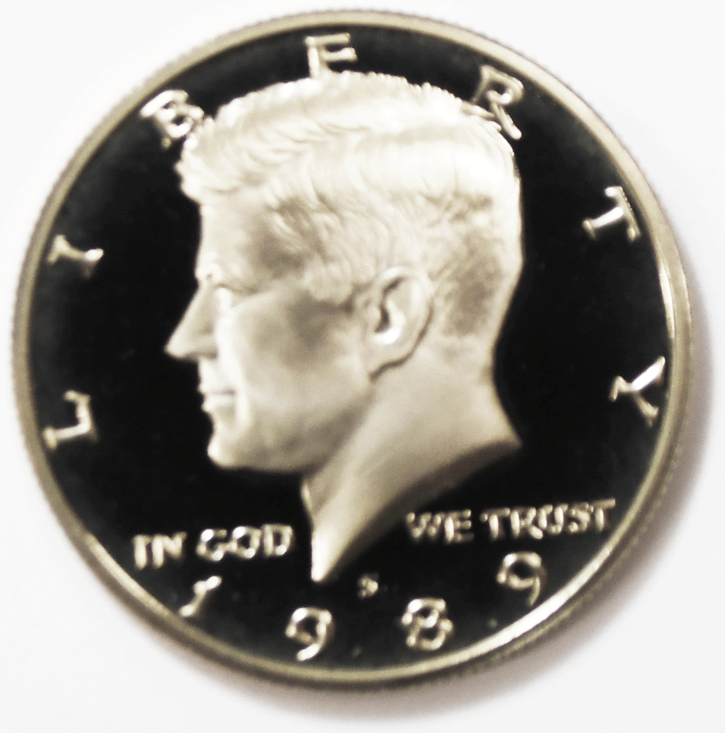 1989 S 50c Kennedy Half Dollar  Proof Clad Fifty Cents San Francisco