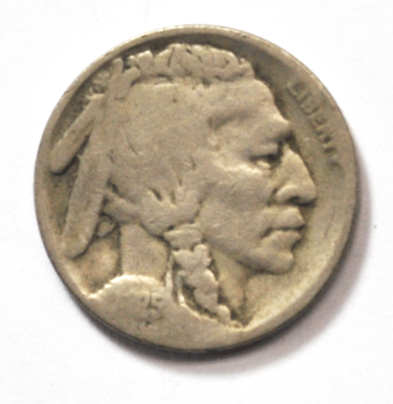 1925 S 5c Buffalo Nickel Five Cents Rare US San Francisco