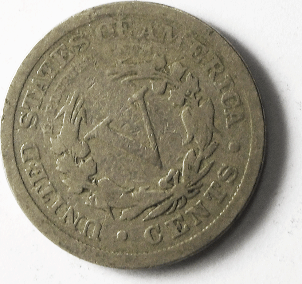 1893 5c V Liberty Nickel Five Cents Rare US Philadelphia