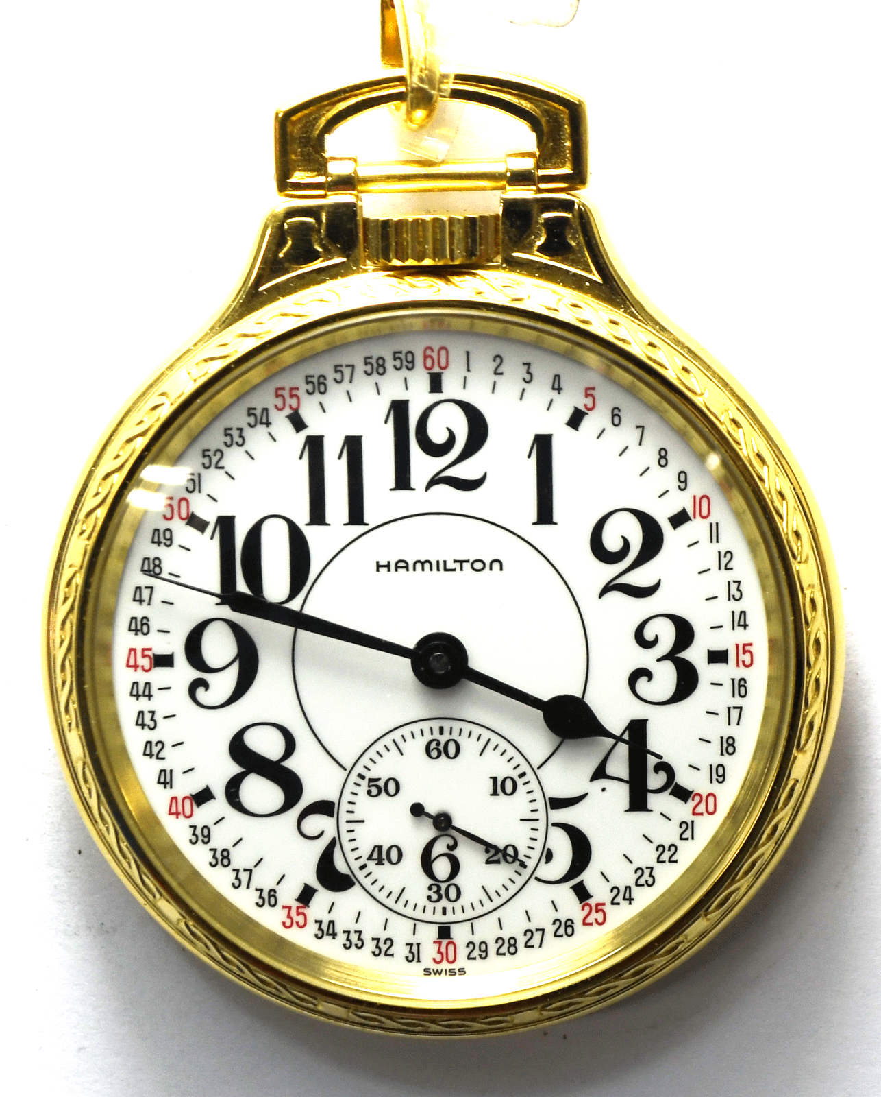 Hamilton Broadway Limited 892 Size 16 17J OF Skeleton Pocket Watch