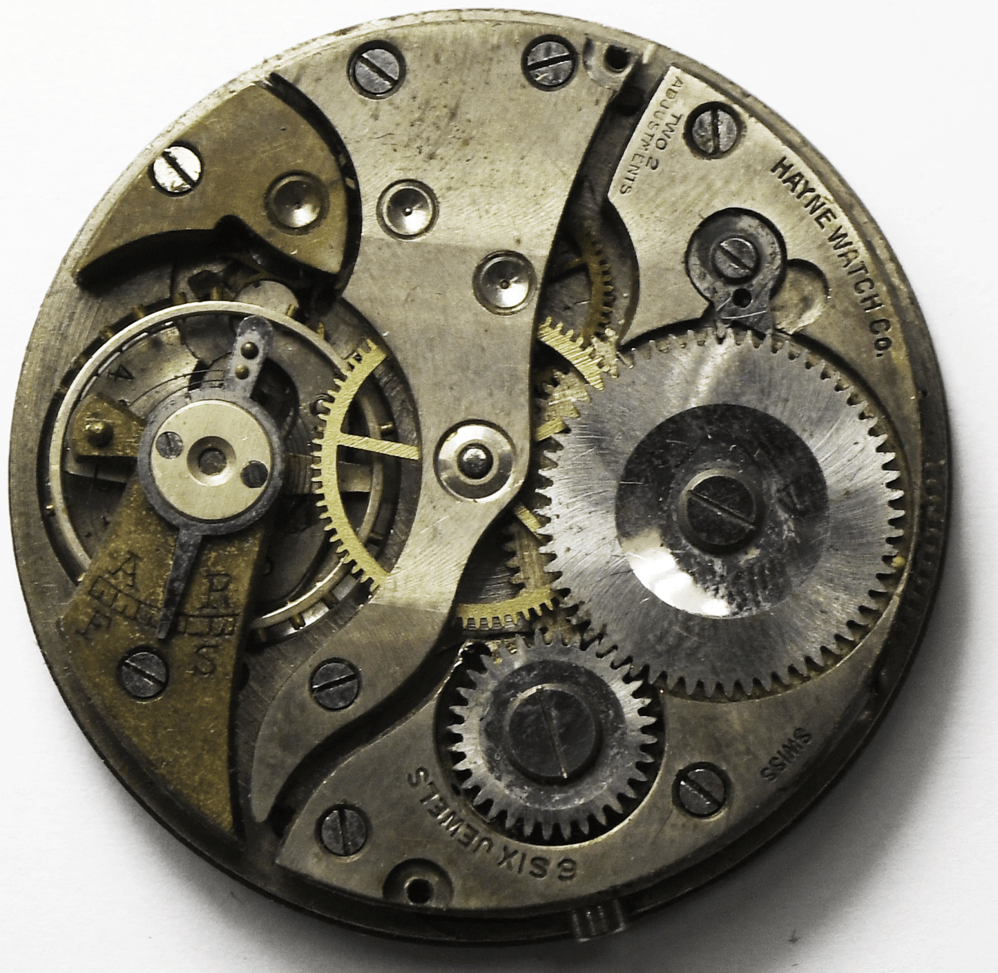 Hayne Watch Co Swiss Size 12 Pocket Watch Movement