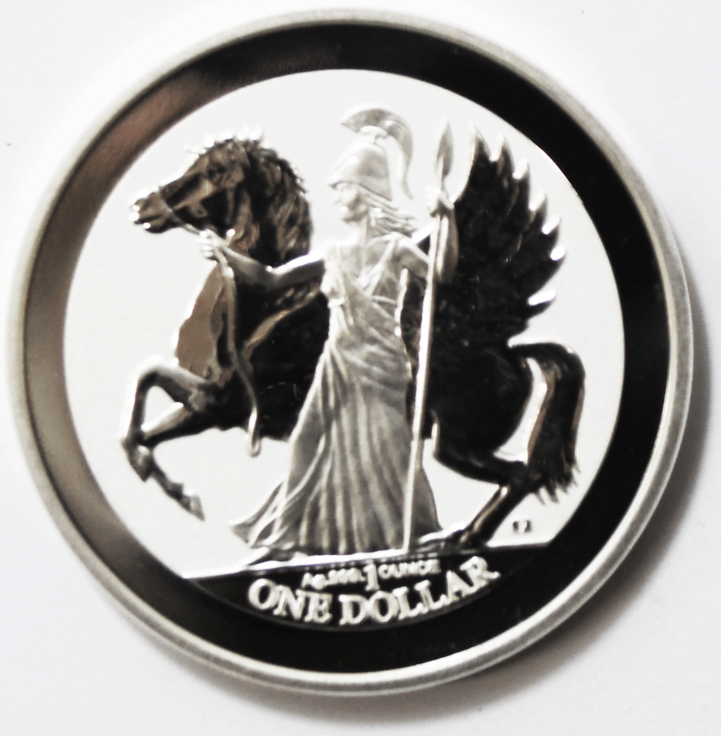 2017 $1 British Virgin Islands 1oz .999 Pegasus Silver Coin