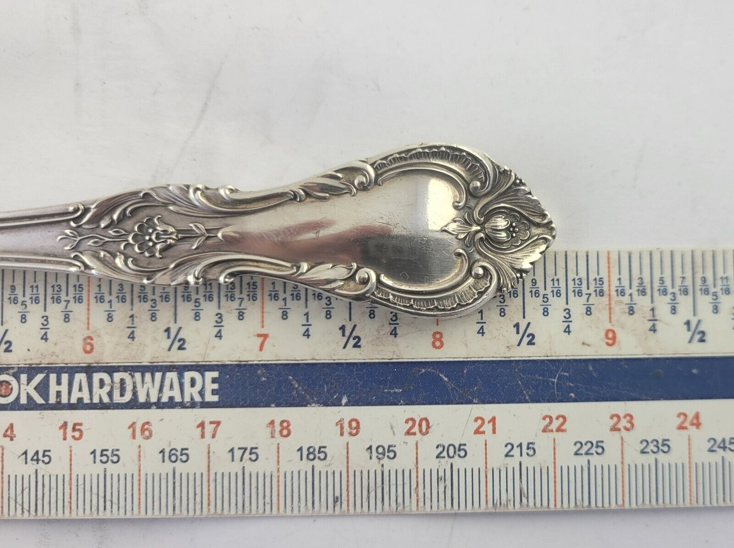King Edward by Gorham 8 3/4" Sterling Silver Solid Salad Serving Fork 3.6oz.