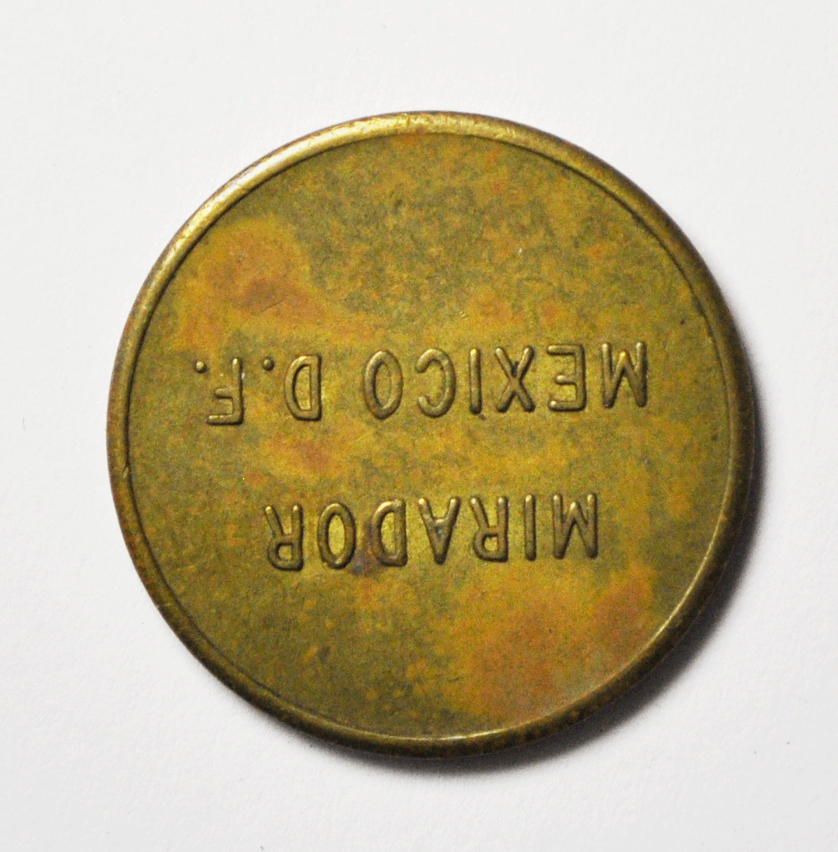 Mirador Mexico Torre Latinoamericana Brass Tower Souvenir Token 31mm