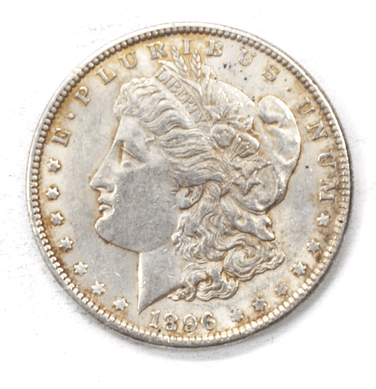 1896 $1 Morgan Silver One Dollar US Coin Philadelphia Rare