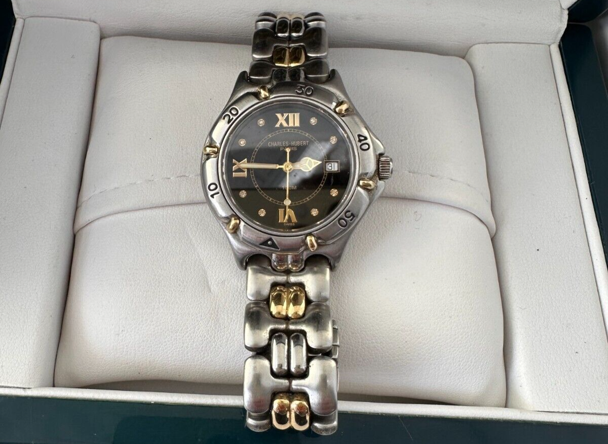 Charles Hubert Paris Watch 18KT/Stainless Steel