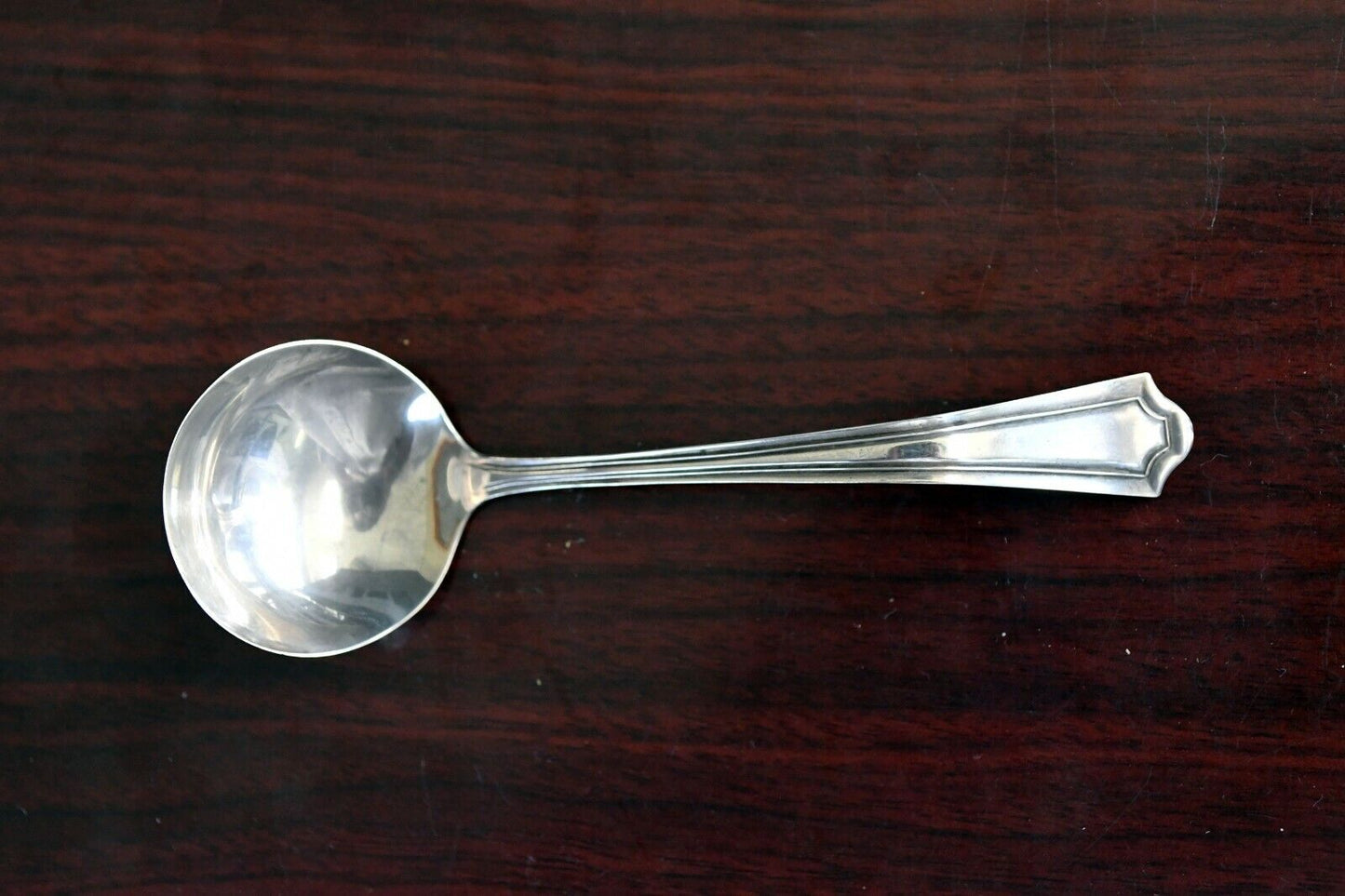 Mary Warren by Manchester .34 oz. Sterling Silver Mustard Cream Ladle 4 1/2"