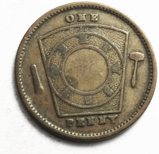 St Joseph Missouri Masonic Copper Penny 25mm Chapter 14