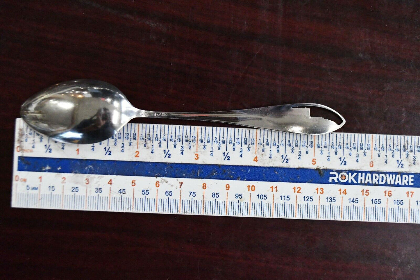 Idaho State Capitol Boise 5 5/8" Sterling Silver Spoon .49 oz.