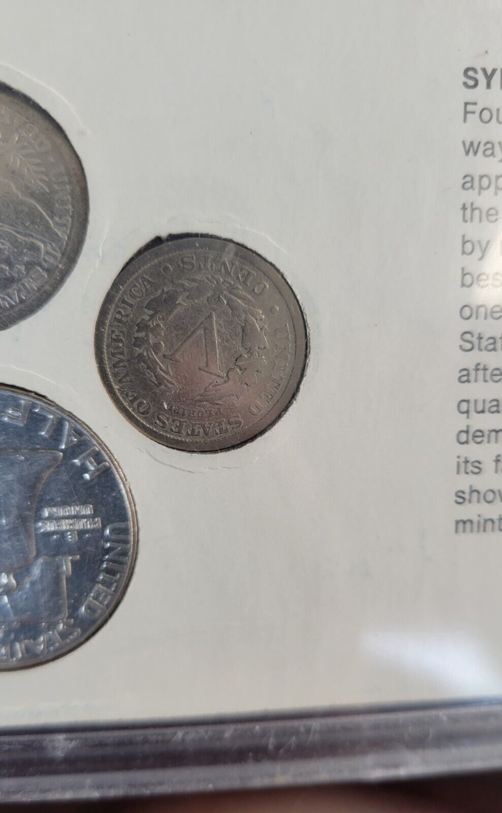 THE AMERICANA SERIES COIN SET Symbols Of Liberty Half, Quarter,  Dime,  Nickel