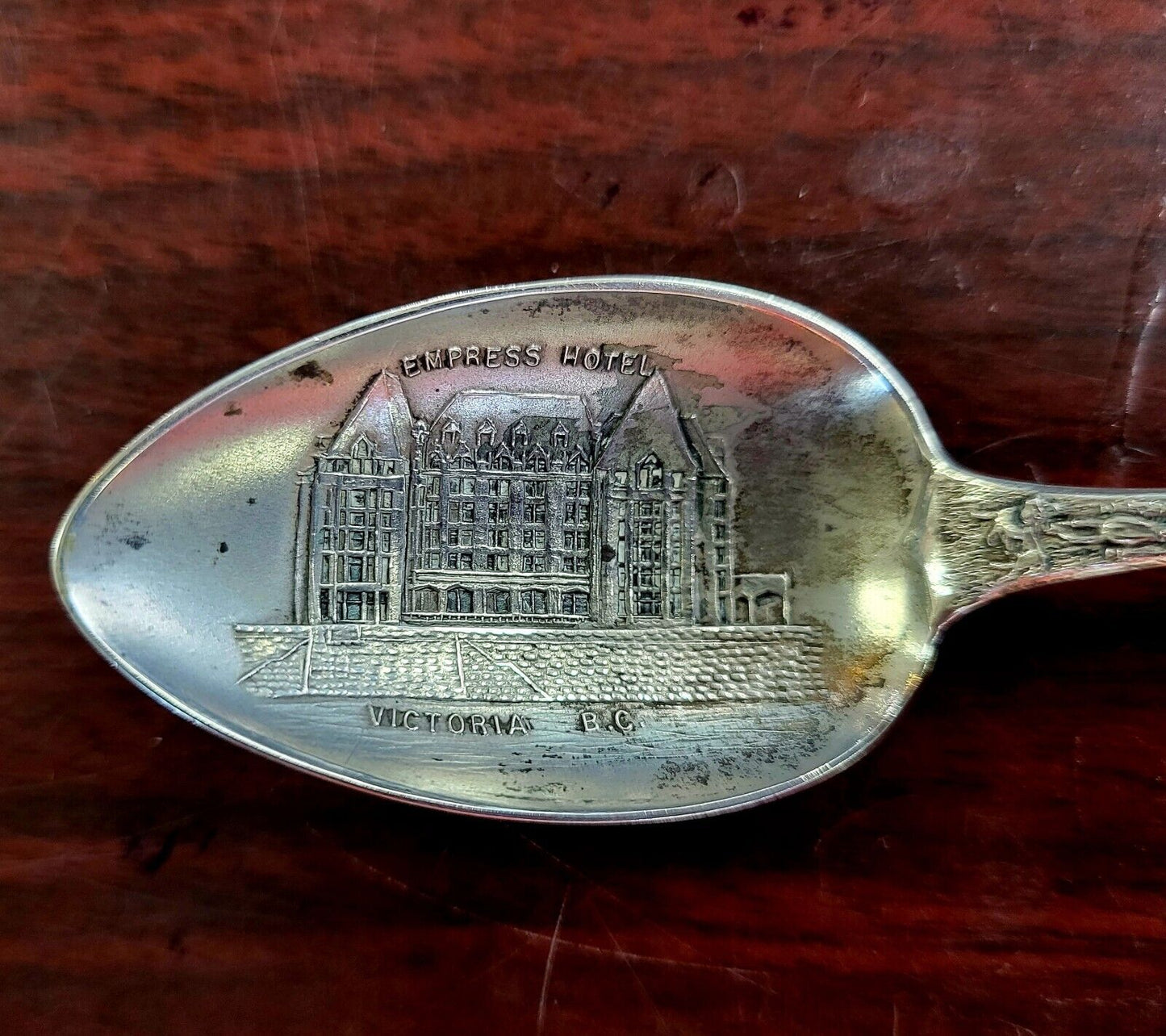 Empress Hotel Victoria British Columbia Sterling 5 3/8" Souvenir Spoon .56oz.
