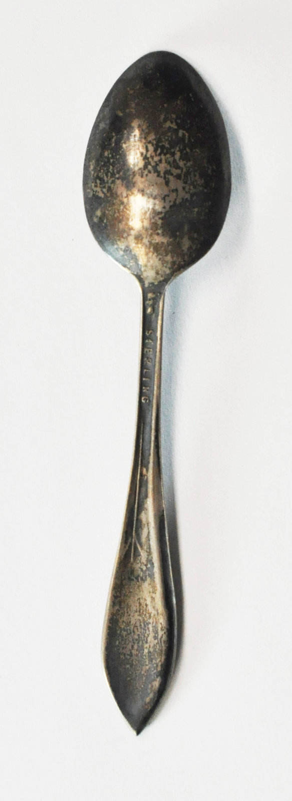 Sterling HH Tammen Kansas Sunfower Souvenir Spoon 4-1/4"