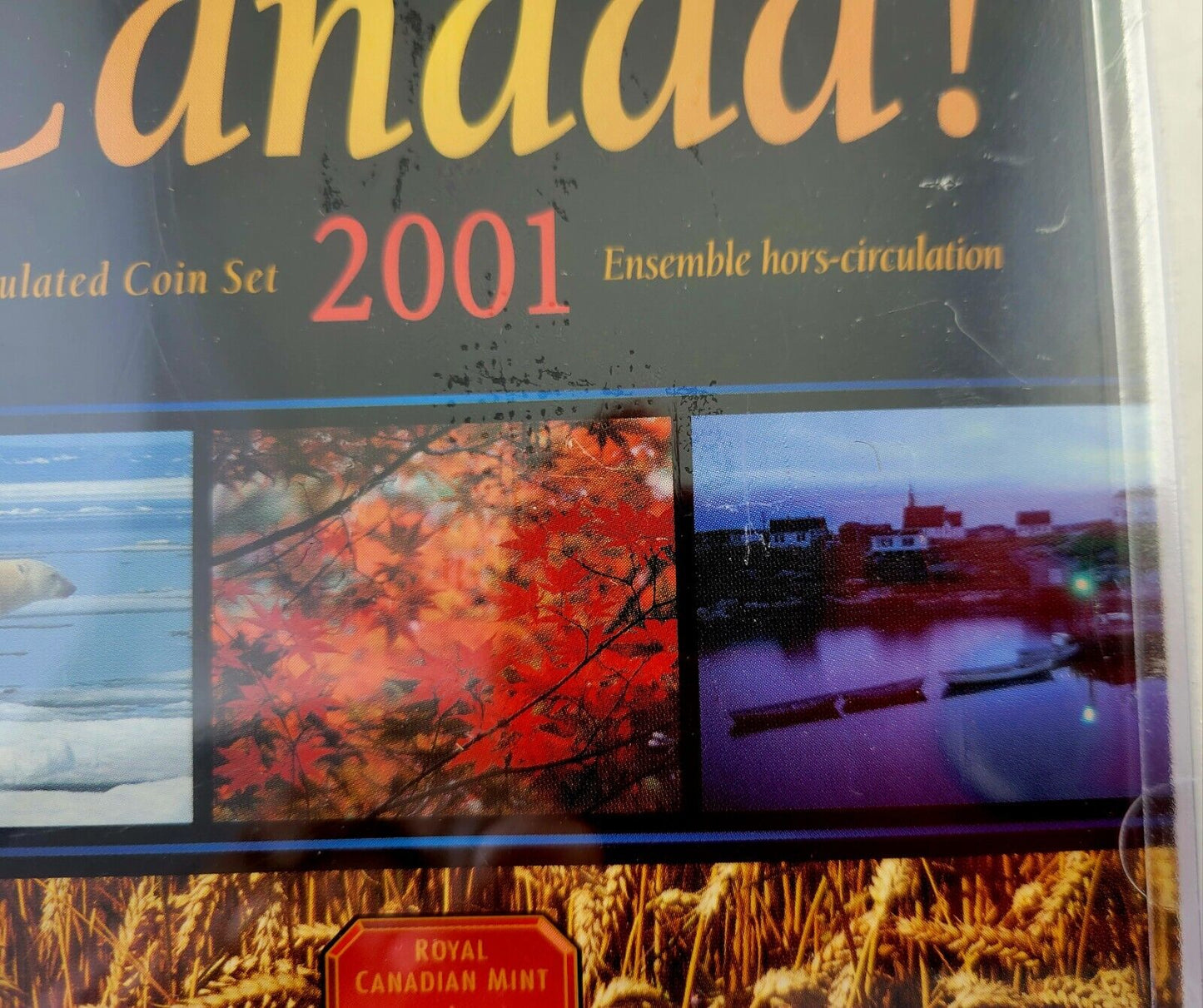 2001 Oh! Canada! Uncirculated 7pc Coin Set SEALED