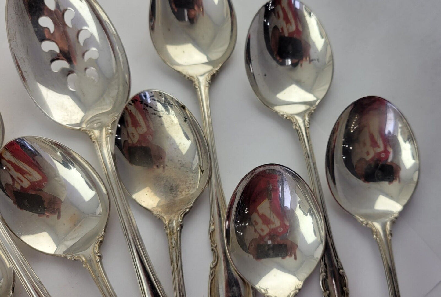 Legato by Towle Sterling Flatware 16 Piece Set Of Serving Utencils & Soup Spoons