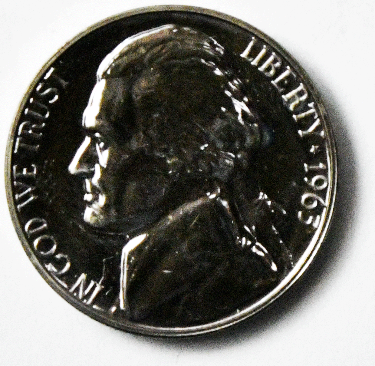 1963 5c Jefferson Proof Nickel Five Cents Gem Uncirculated