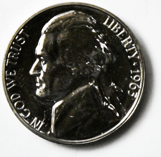 1963 5c Jefferson Proof Nickel Five Cents Gem Uncirculated