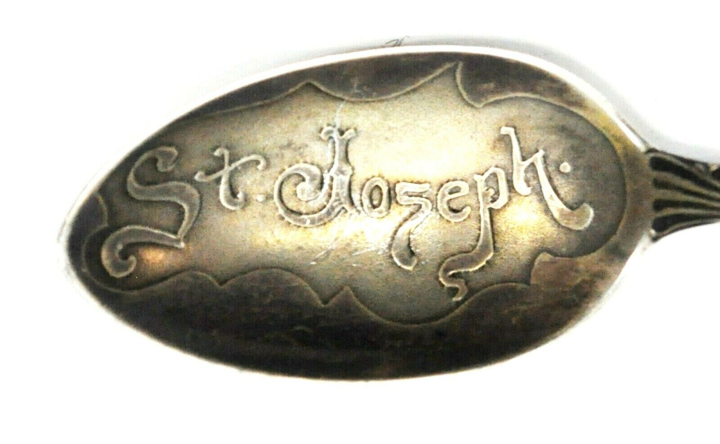 Wendell Sterling Missouri Souvenir Spoon St Joseph Embossed Bowl 5.5"