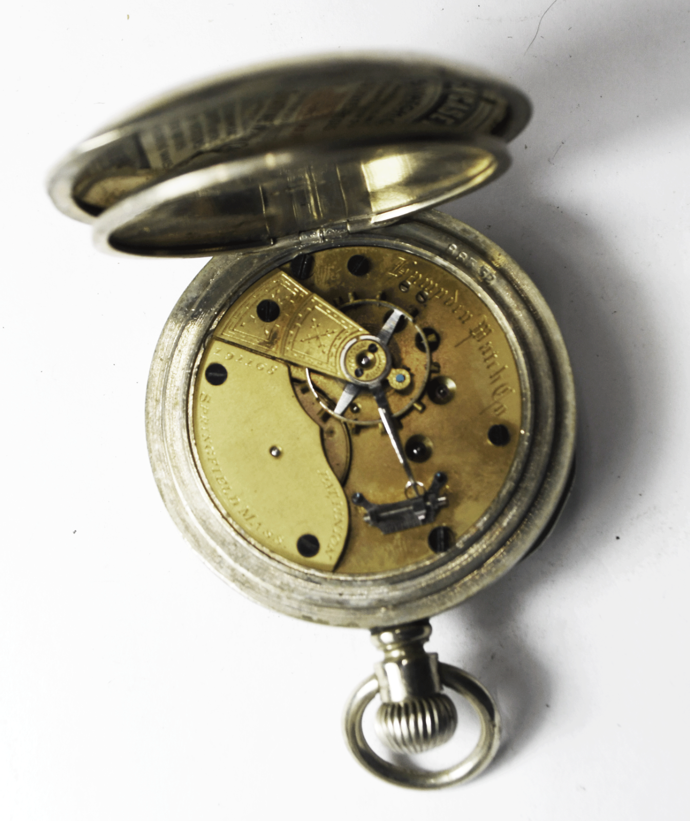 1881 Hampden Springfield Sz 18 LS 11J PW OF Hinged Case Paperwork in Dust Cover