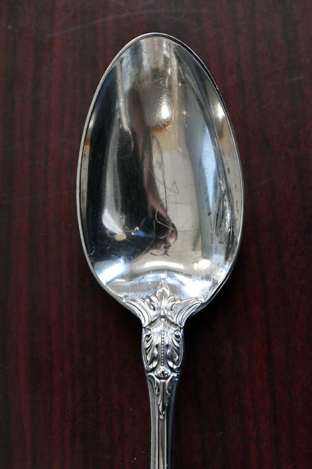 Sir Christopher by Wallace Sterling Silver 8 1/2" Solid Serving Spoon 2.9 oz.