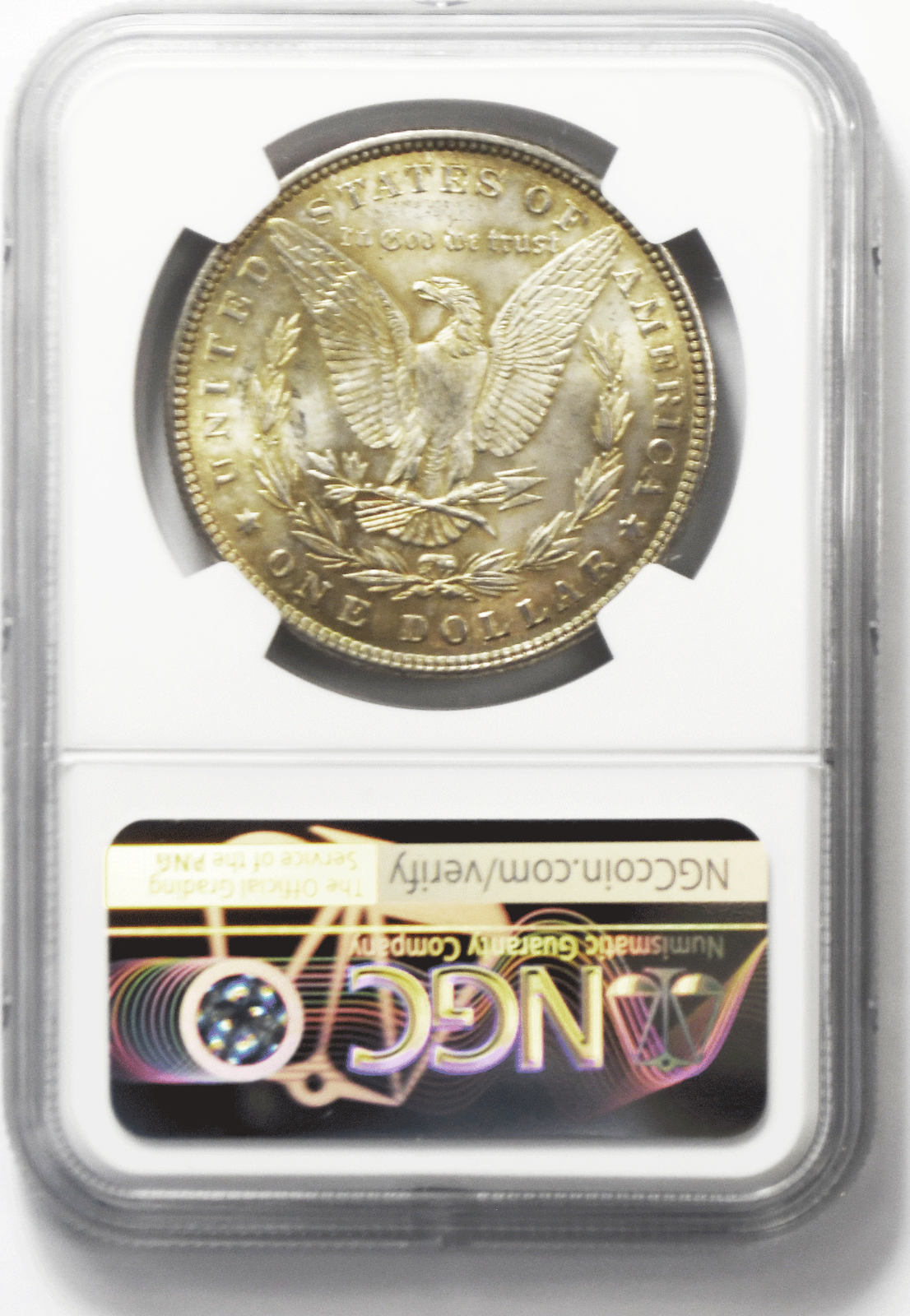 1882 $1 Morgan Silver One Dollar NGC MS61 Philadelphia Uncirculated