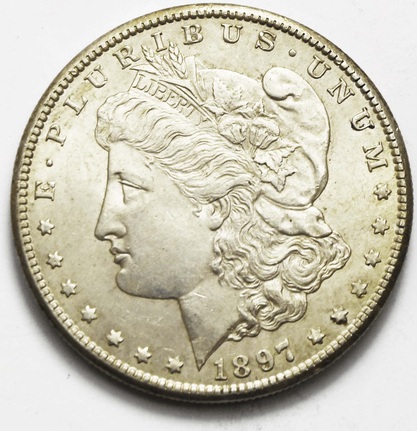 1889 $1 Morgan Silver One Dollar Philadelphia AU