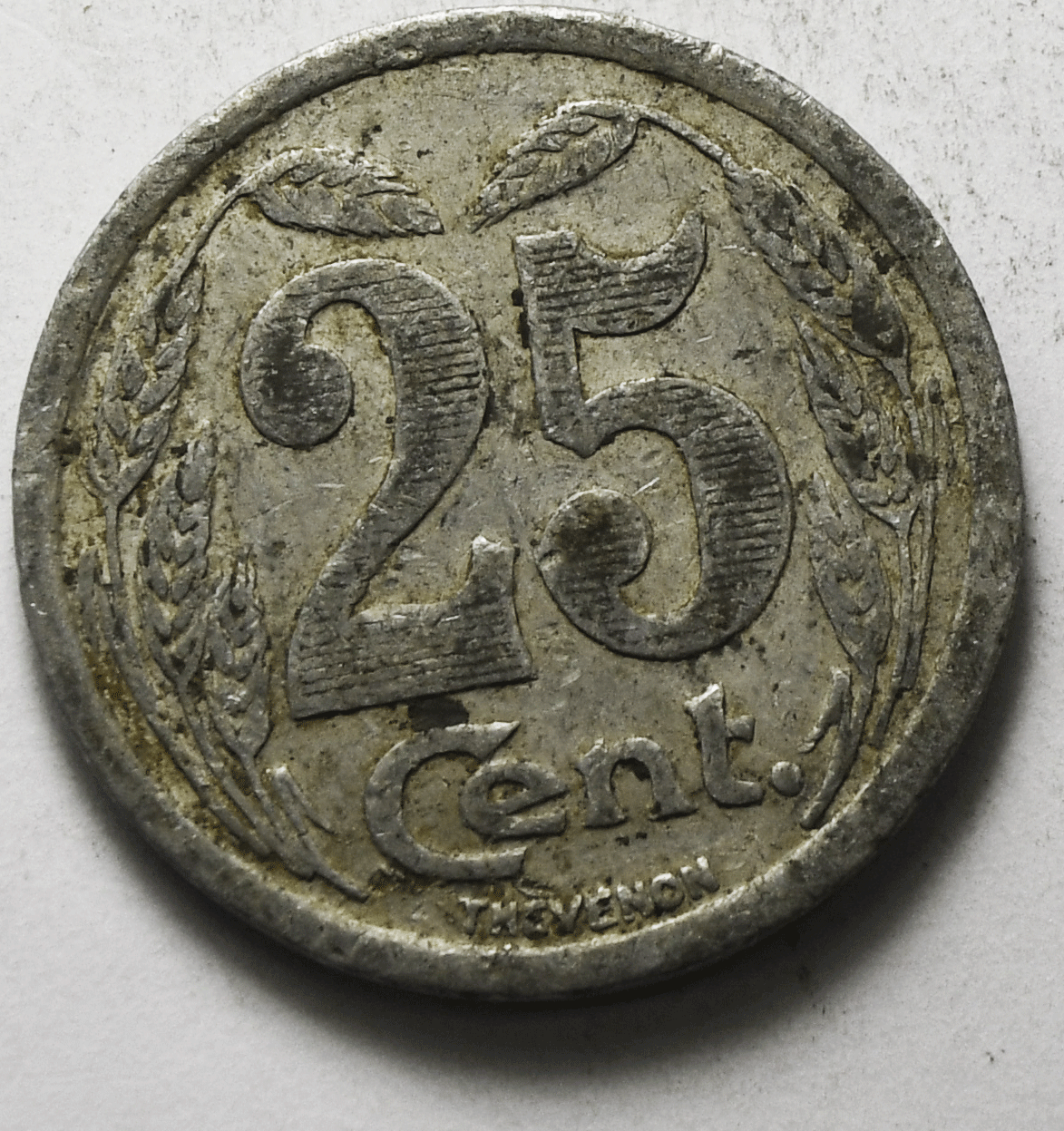 1921 France Chambre De Commerce D'Evreux 25 Centimes