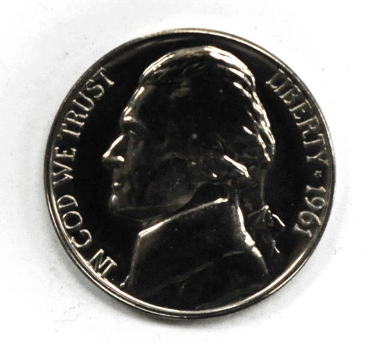 1961 5c Jefferson Proof Nickel Five Cents Gem Uncirculated