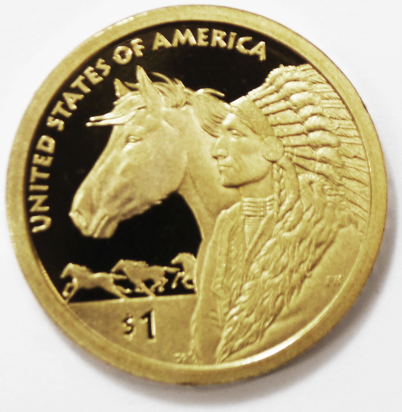 2012 S $1 Sacagawea Proof One Dollar Coin San Francisco