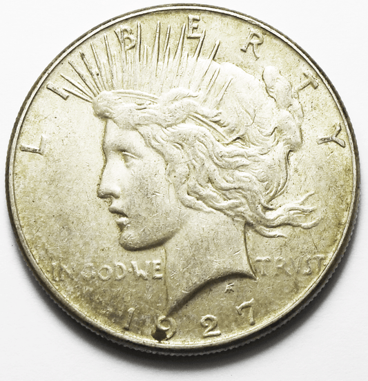 1927 S $1 Peace Silver One Dollar US San Francisco