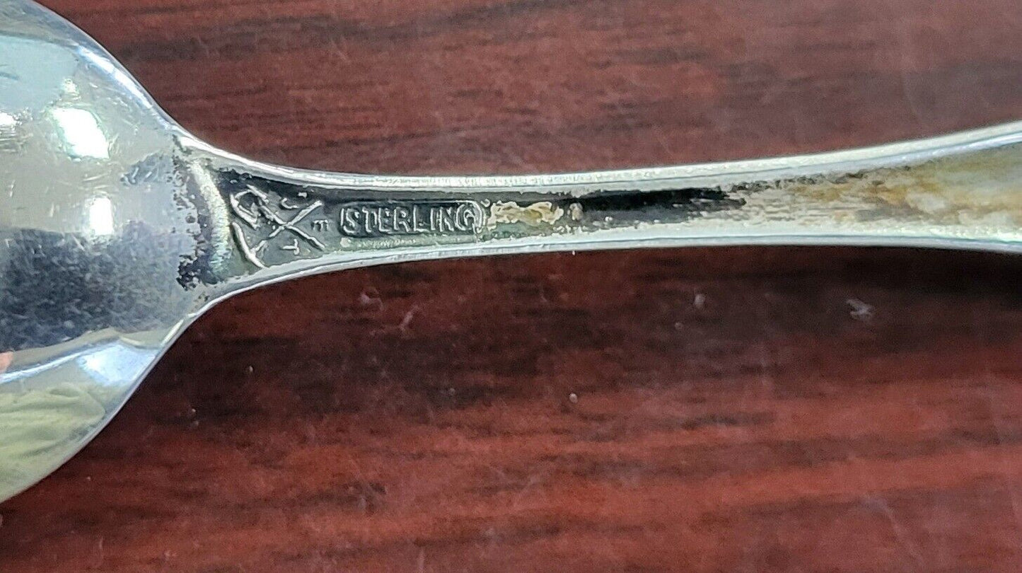 San Francisco Ca. 4 1/8" Sterling Silver Souvenir Spoon .45oz. Trolley Cable Car