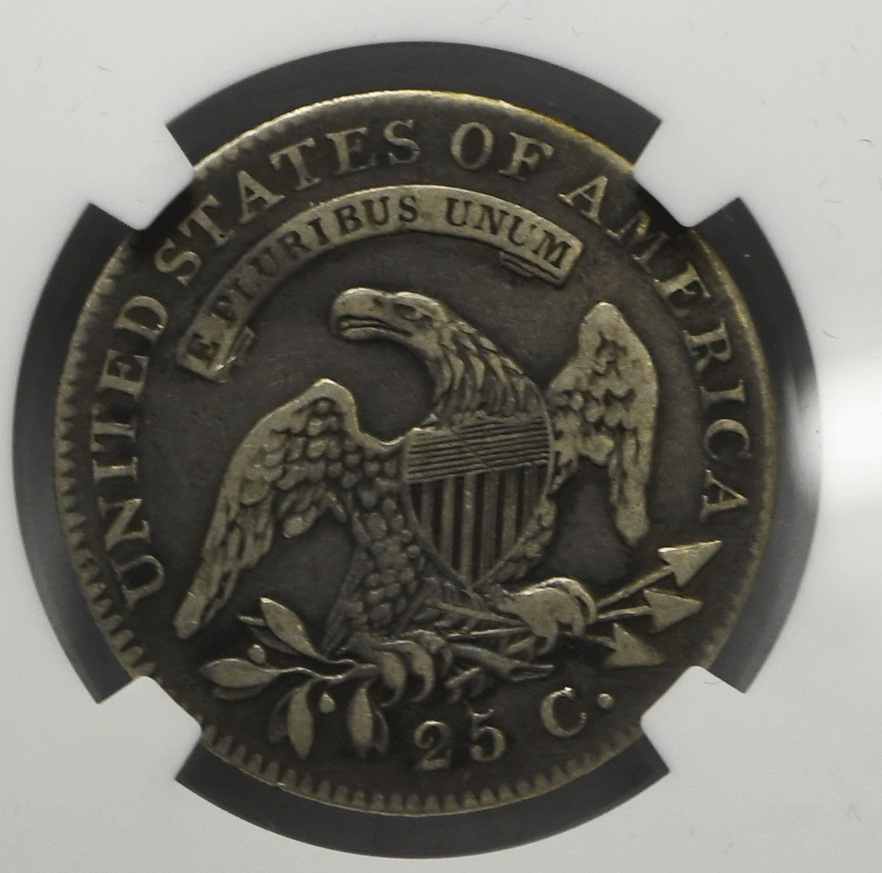 1821 25c Capped Bust Quarter Dollar Twenty Five Cents Philadelphia NGC VF25
