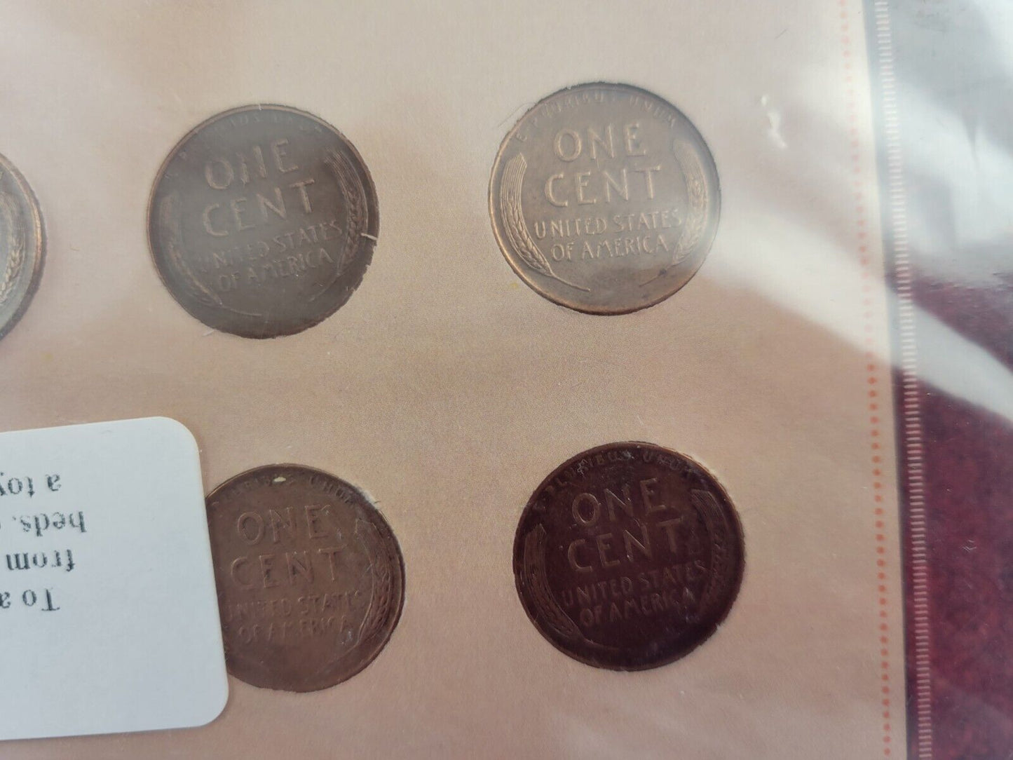 The Complete 1950's Lincoln Wheat Penny Collection 13 Coin Set Sealed